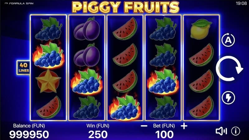 Piggy Fruits - pokretanje glavnog režima igre